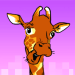 giraffe headshot