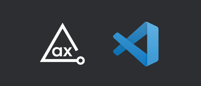 axe and Visual Studio Code logos