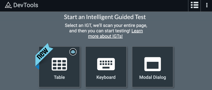 Axe™ Updates: Introducing the Keyboard Guided Test