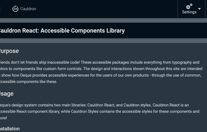 cauldron react components