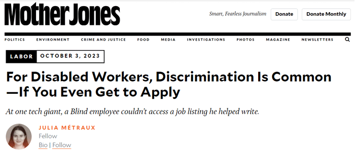 Mother Jones disability article