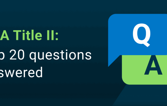 ADA Title II Top 20 questions