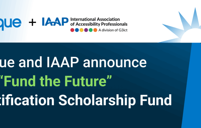 Deque and IAAP blog header