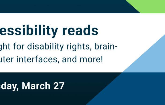 Accessibility reads March 27