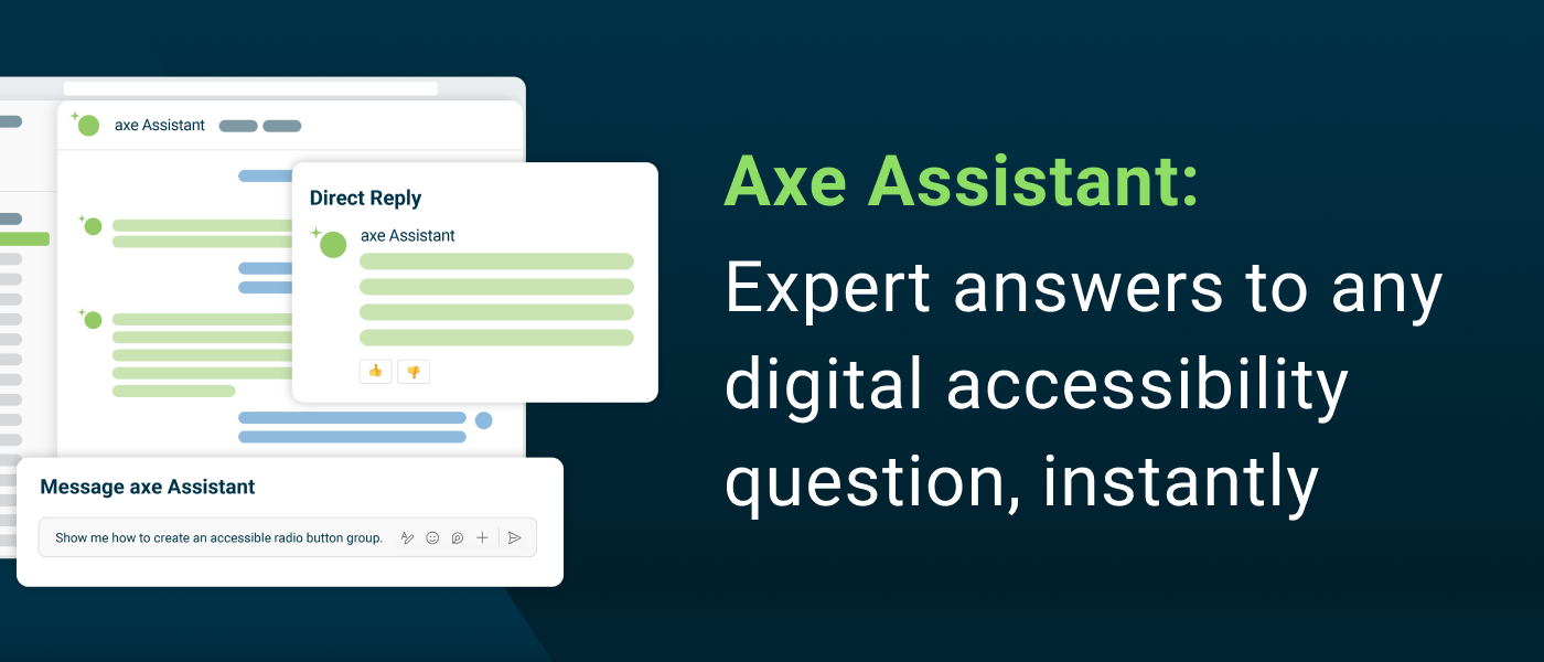 Axe Assistant: Expert answers to any digital accessibility question, instantly