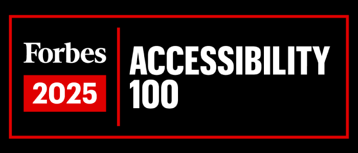2025 Forbes Accessibility 100 Award Logo 700x300