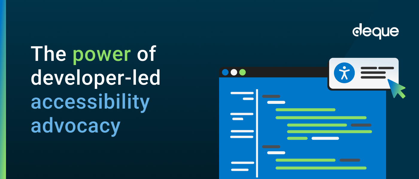 The power of developer-led accessibility advocacy